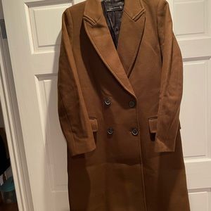 Zara Woman SzM Long Brown Coat